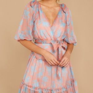 New Pink Lily Saints x Sinners Floral Dress